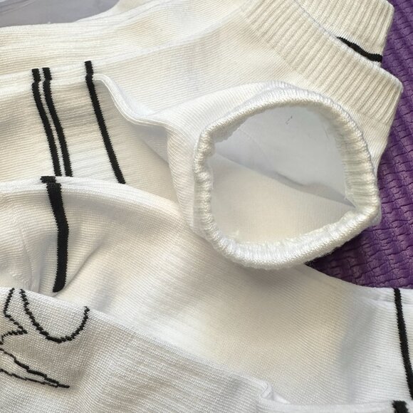 New Men's 5 Pairs Low Cut White Socks 70% Cotton Shoe 6-12 w Zip Gift Bag Sport - Picture 6 of 8